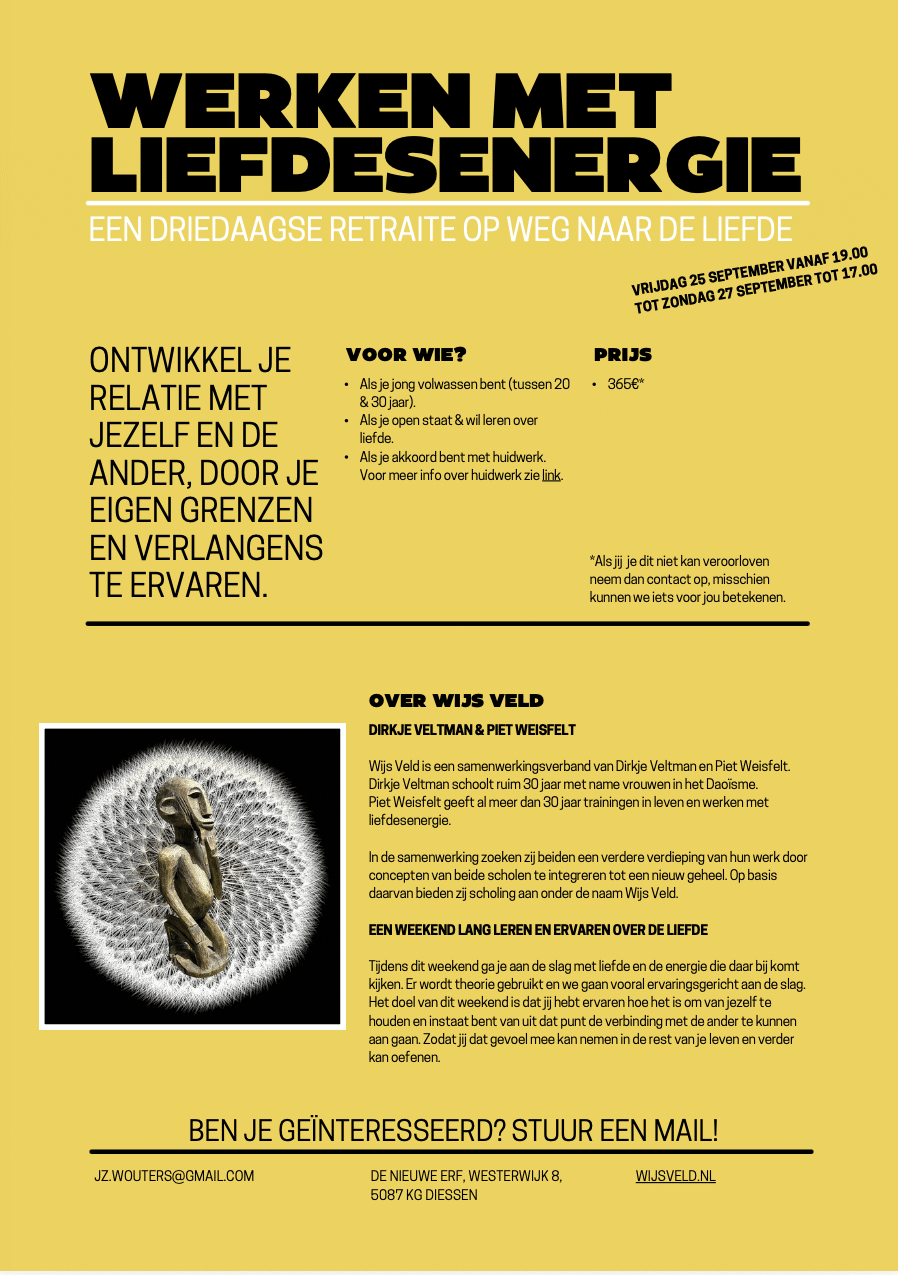 op weg naar de liefde
